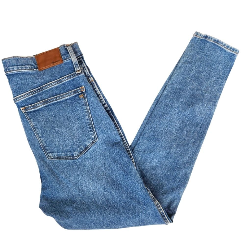 Madewell Womens Full Button Fly 10" High Rise 5 Pocket Skinny Jeans Size 30